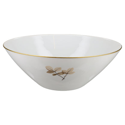 Schüssel mittelgroß Rosenthal Form 2000 Schattenrose mit Goldrand