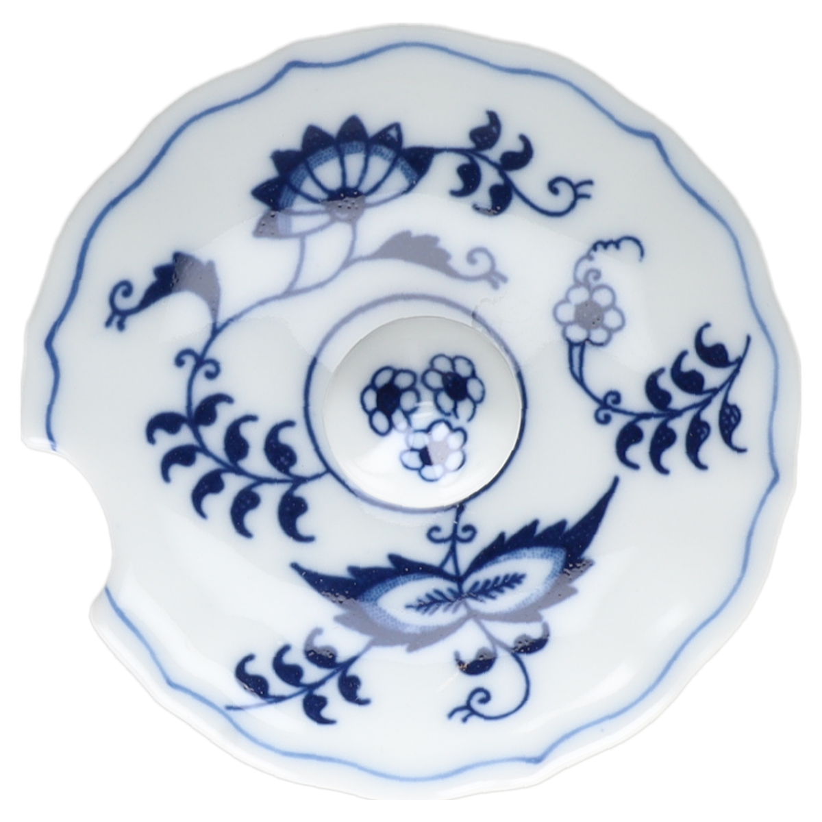 Senftopf mit Teller 2-tlg. Blue Danube Japan Zwiebelmuster