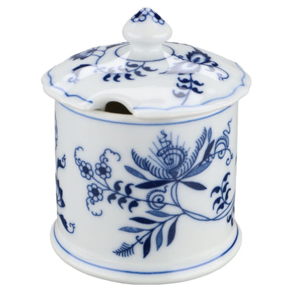 Senftopf mit Teller 2-tlg. Blue Danube Japan Zwiebelmuster