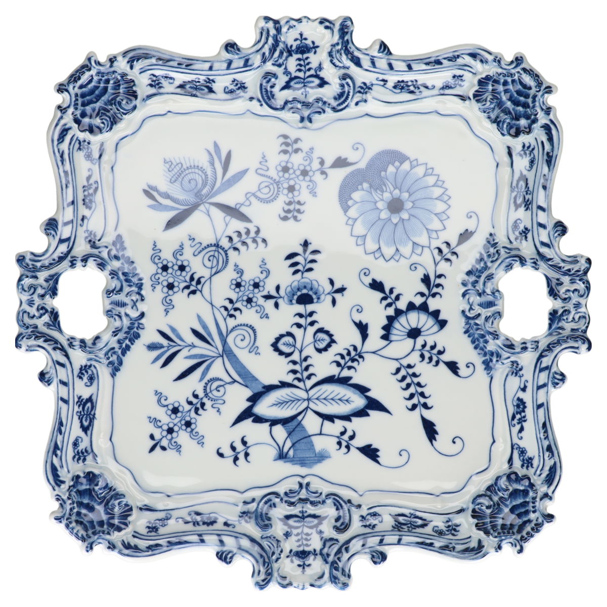 Servierplatte / Tablett Blue Danube Japan Zwiebelmuster