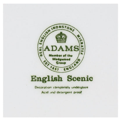 Speiseteller groß Adams English Scenic grün