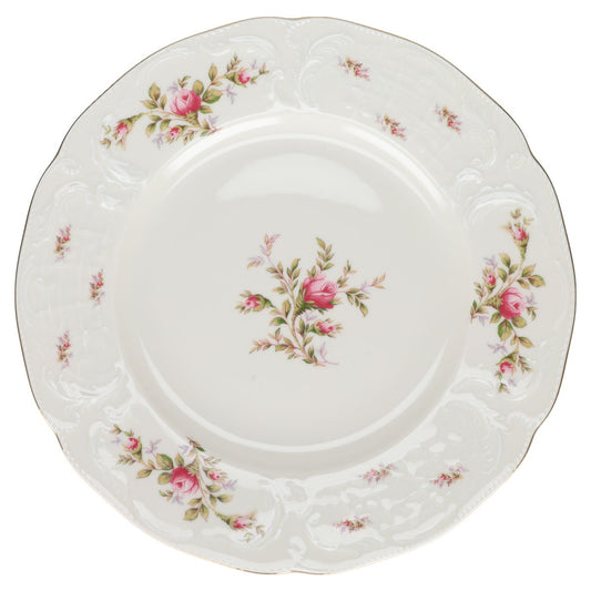 Speiseteller groß Rosenthal Sanssouci elfenbeinfarben Moosrose Ramona