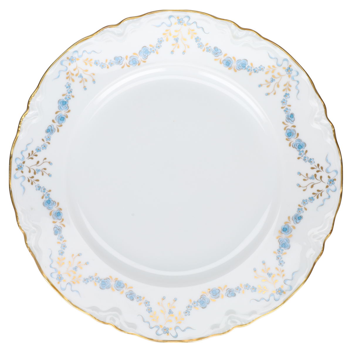 Speiseteller Hutschenreuther Racine Fontaine Bleu