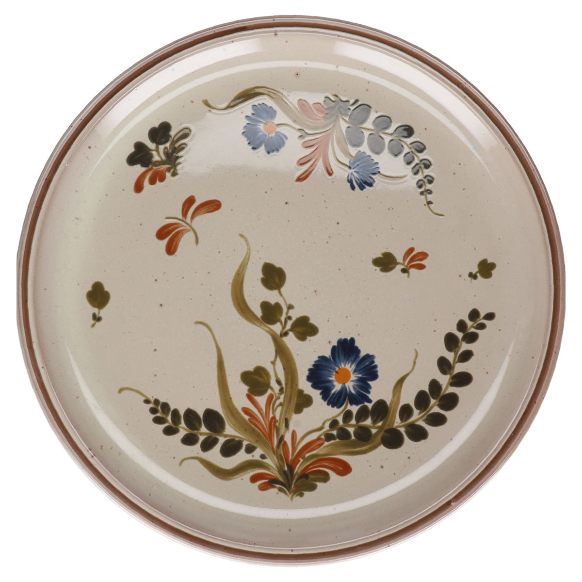 Speiseteller Pfalzkeramik florales Blumenmuster