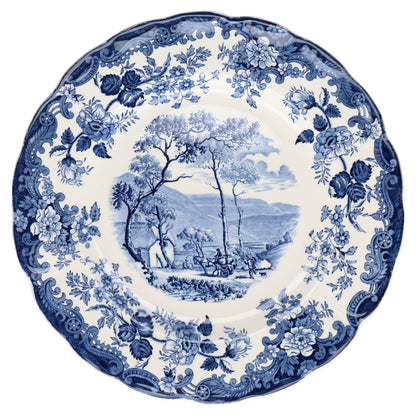 Speiseteller Typ II D: 27,5 Royal Worcester Avon Scenes Palissy