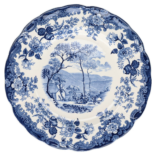 Speiseteller Typ II D: 27,5 Royal Worcester Avon Scenes Palissy