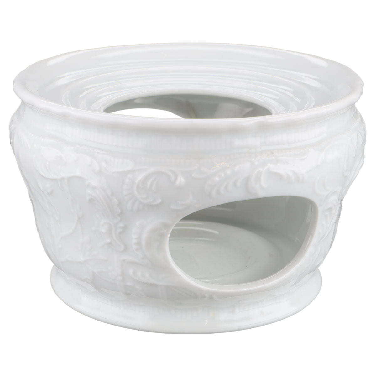 Stövchen einteilig  Rosenthal Sanssouci weiß Unifarben