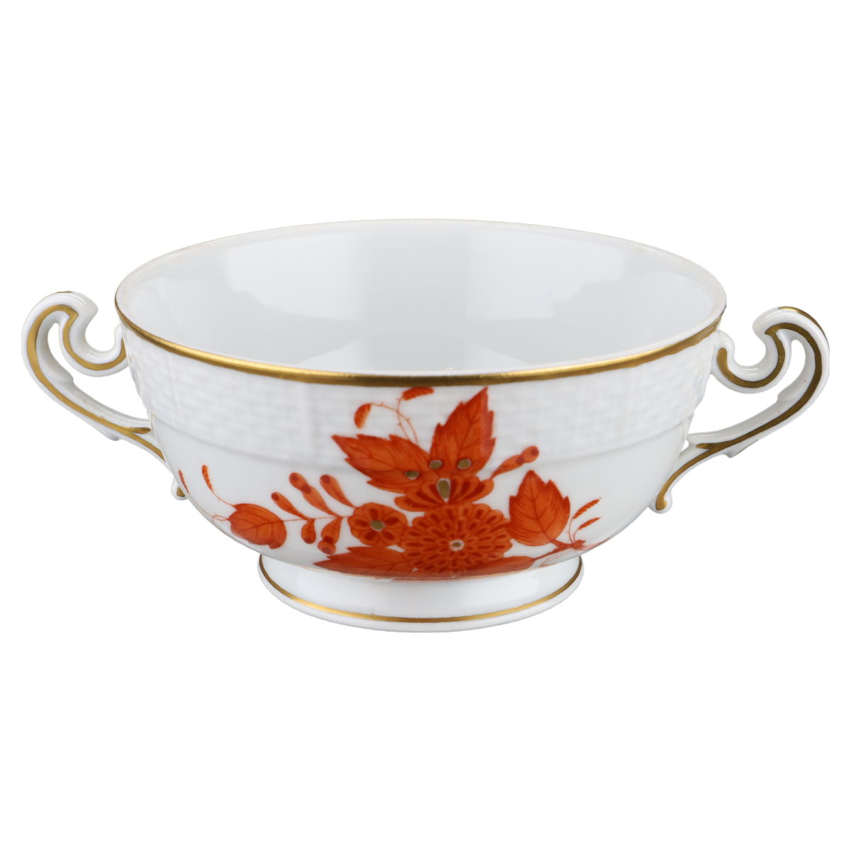 Suppentasse  Herend Ungarn Apponyi orange