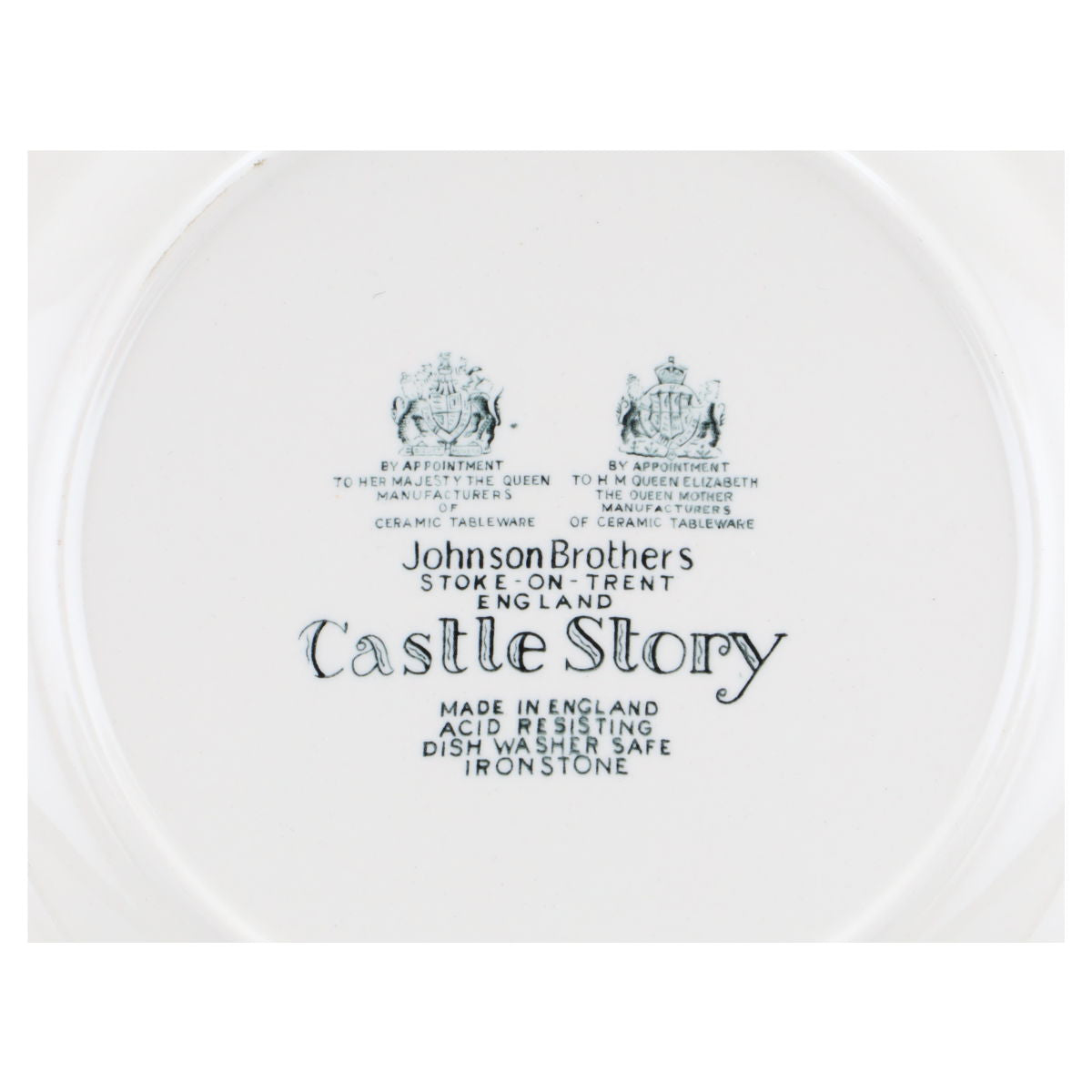 Suppentasse  Johnson Bros Castle Story grün