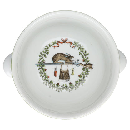Suppentasse "Le Lapin et le Serpolet" Porcelaine d´Auteuil Chambord
