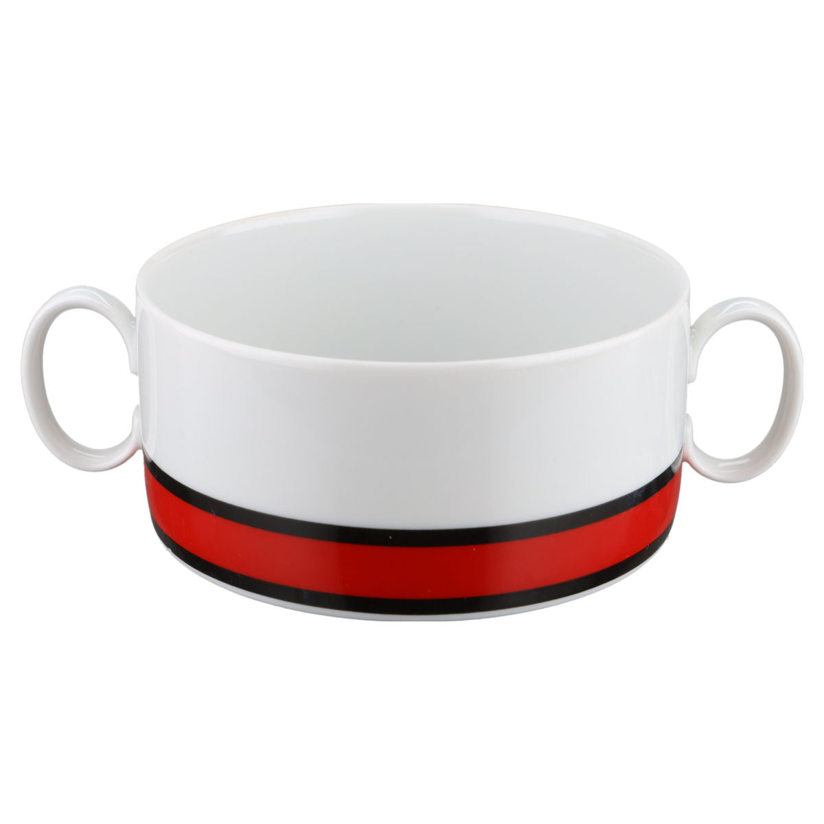 Suppentasse  Thomas Medaillon Rot Schwarz