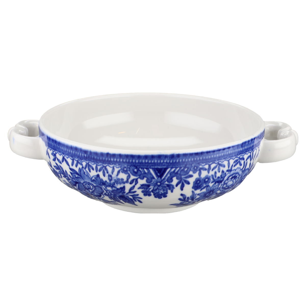 Suppentasse Griff horizontal Villeroy & Boch Fasan blau