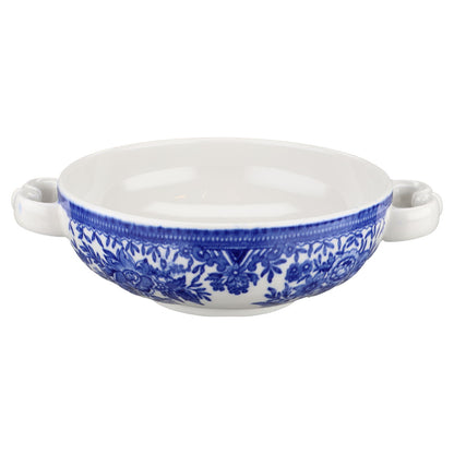 Suppentasse Griff horizontal Villeroy & Boch Fasan blau