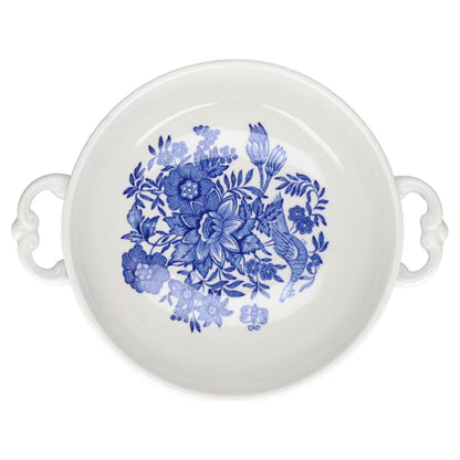 Suppentasse Griff horizontal Villeroy & Boch Fasan blau