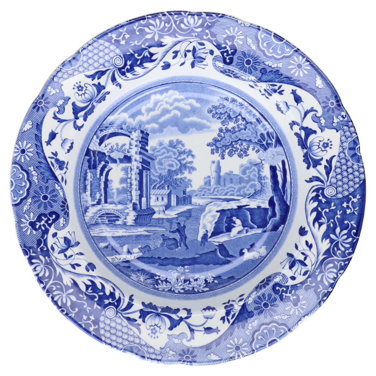 Suppenteller - neues Modell Spode Copeland Blue Italian