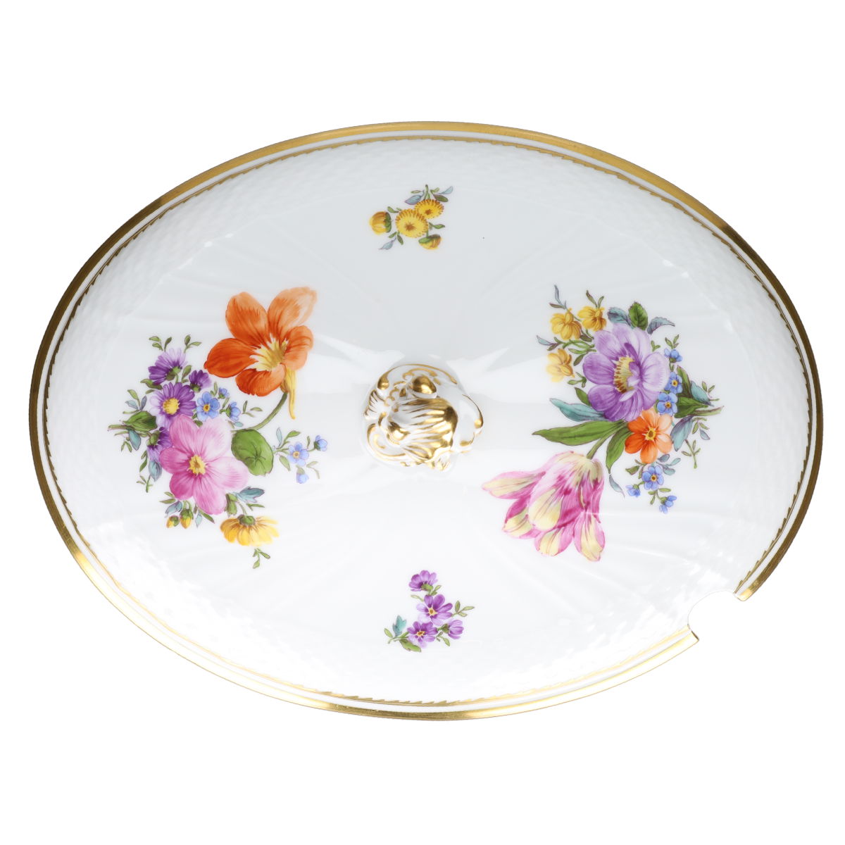 Suppenterrine Modell 1666 Royal Copenhagen Sächsische Blume 1221