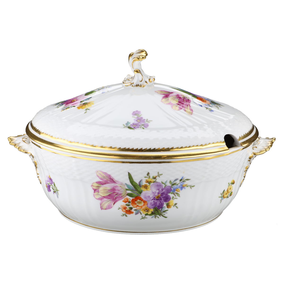 Suppenterrine Modell 1666 Royal Copenhagen Sächsische Blume 1221