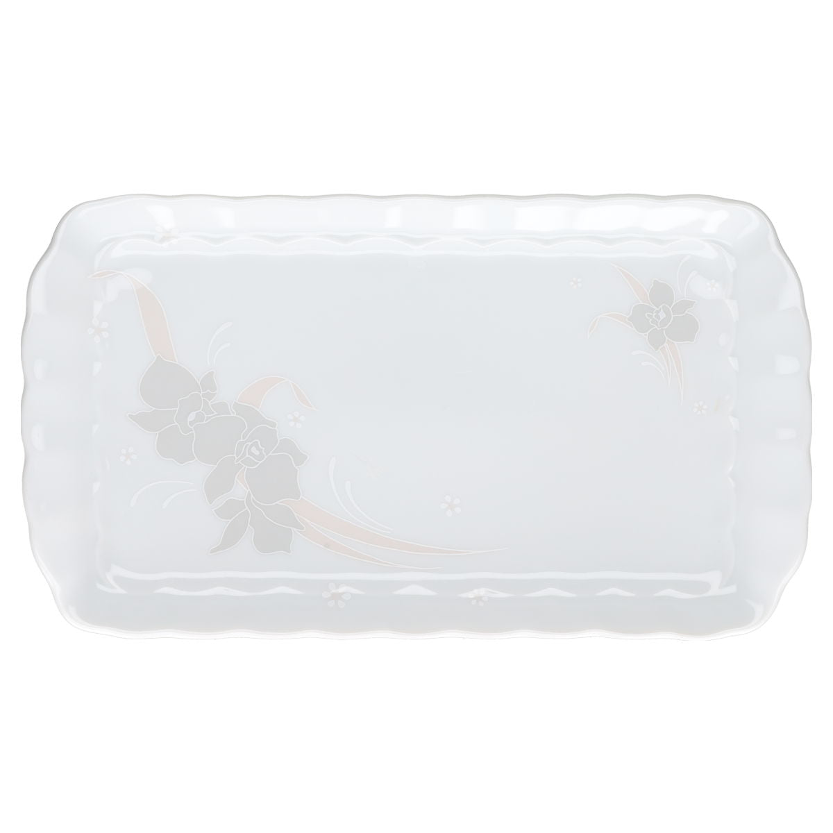 Tablett für Milch + Zucker  Eschenbach Toledo Dekor 2665 - Orchidee
