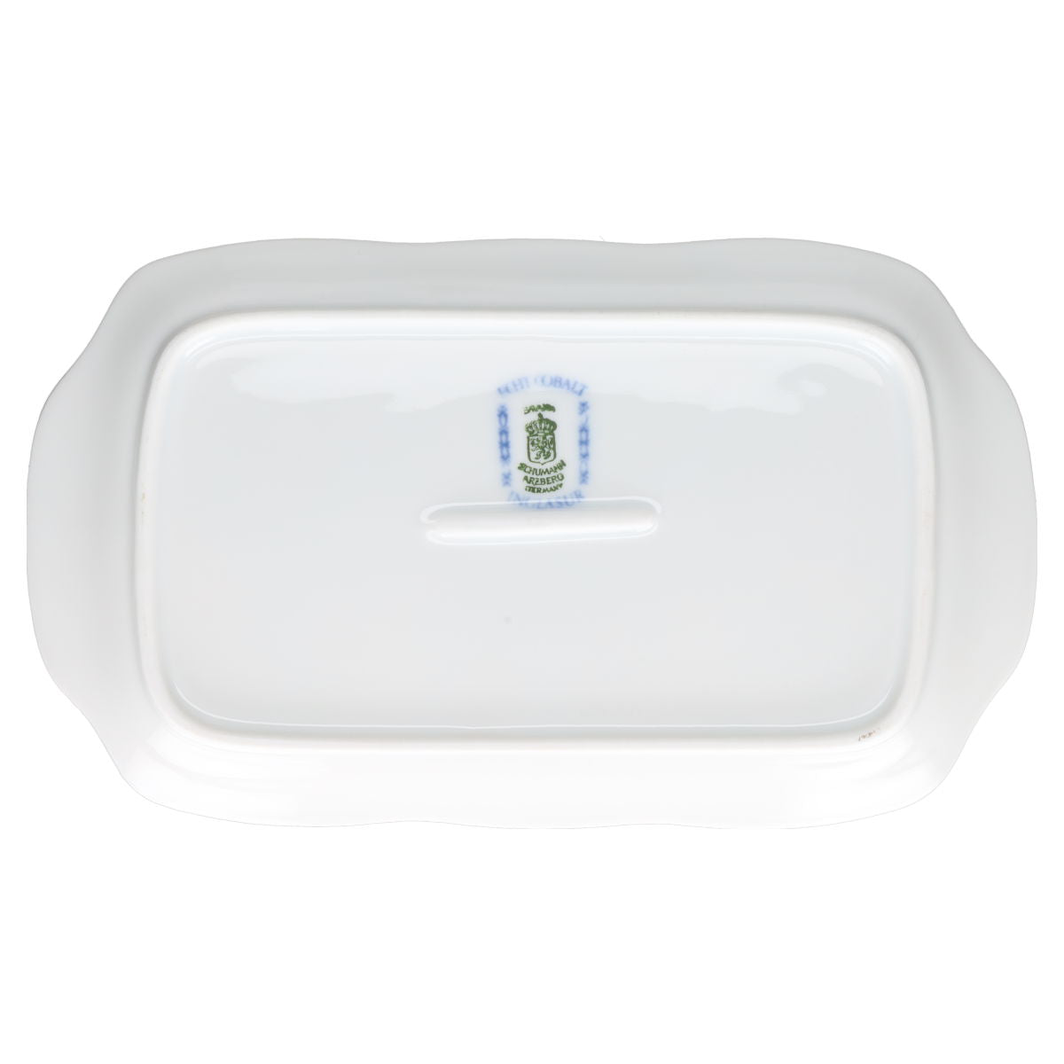 Tablett für Milch + Zucker  Schumann/Arzberg Dresden Gotland Indisch Blau Echt Cobalt