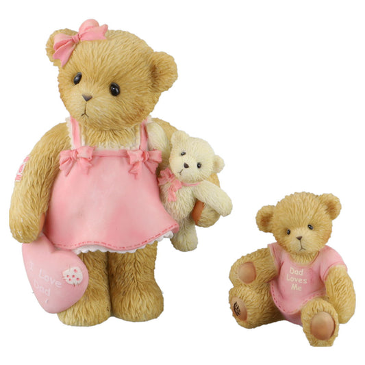 Teddy 0000815 "I Love Dad"/ "Dad Loves Me" Enesco Cherished Teddies mit OVP