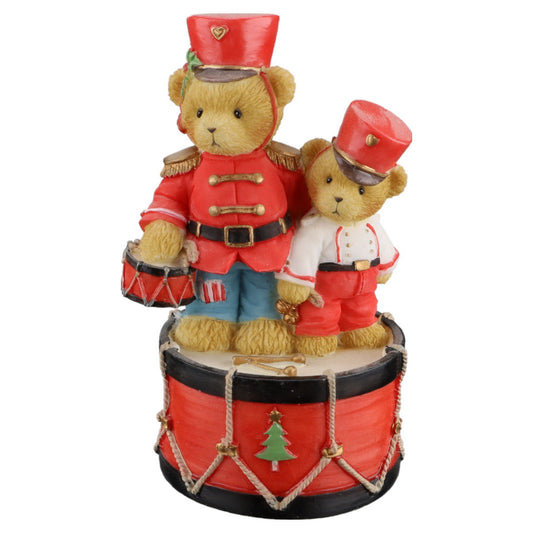 Teddy 0000919 Avon "Marchin' To The Beat Of Holiday Fun" Enesco Cherished Teddies mit OVP