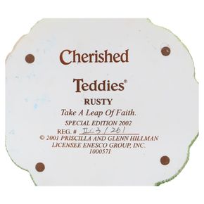 Teddy 100057I Rusty "Take A Leap Of Faith." Boy/ Parachute Figurine Enesco Cherished Teddies mit OVP