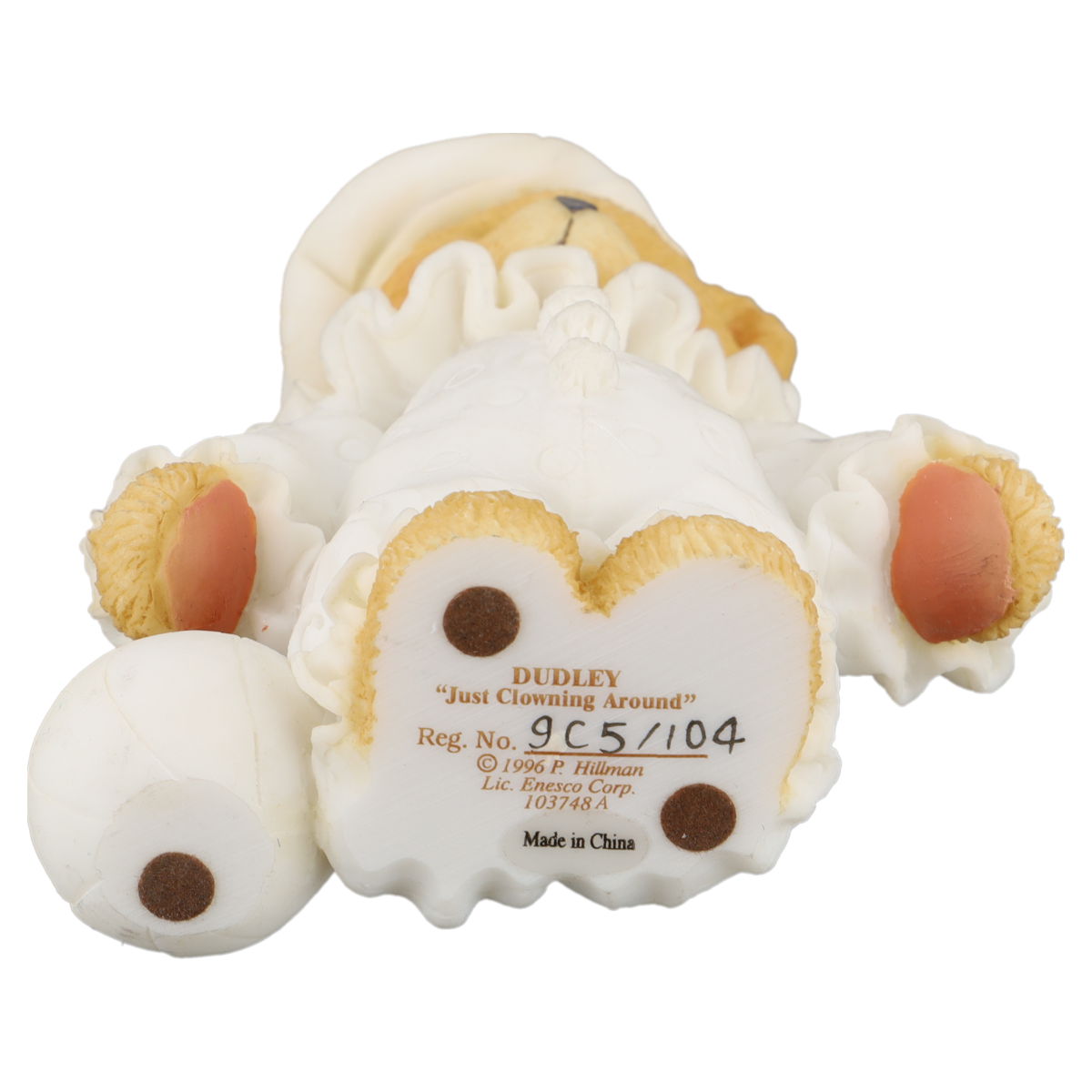 Teddy 103748A Dudley "Just Clowning Around" Clown With Ball Figurine Enesco Cherished Teddies mit OVP