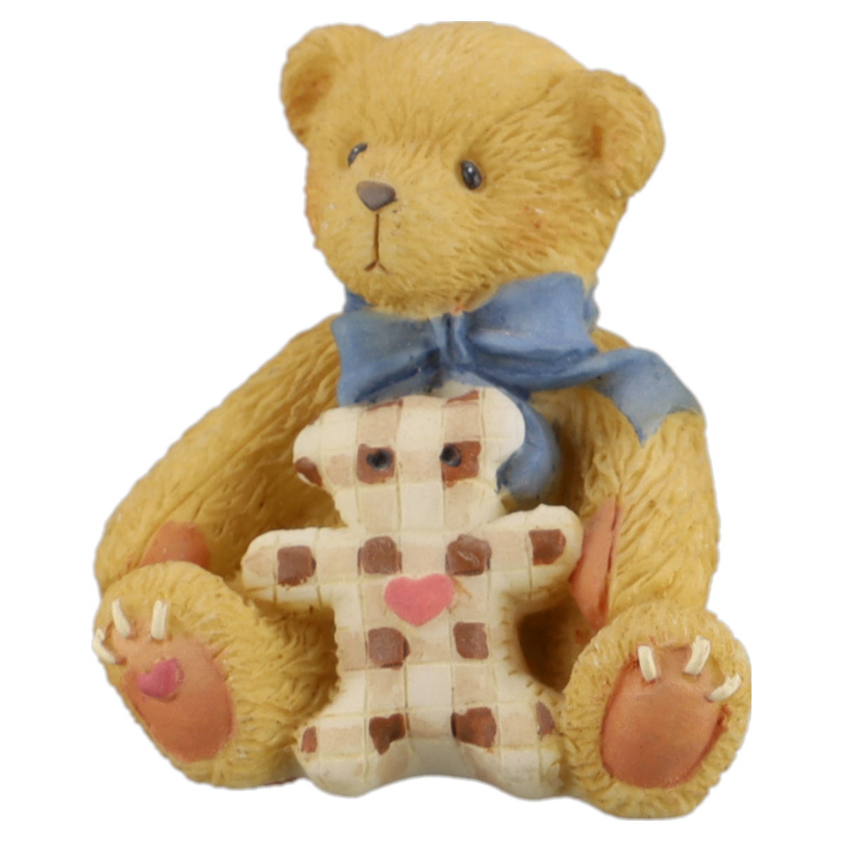 Teddy 104856 Tiny Treasured Teddies Bear With Toy Mini Figurine Enesco Cherished Teddies mit OVP