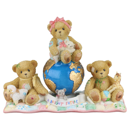 Teddy 110009R Desiree, Karina And Shawn "A Bright Future" Enesco Cherished Teddies mit OVP