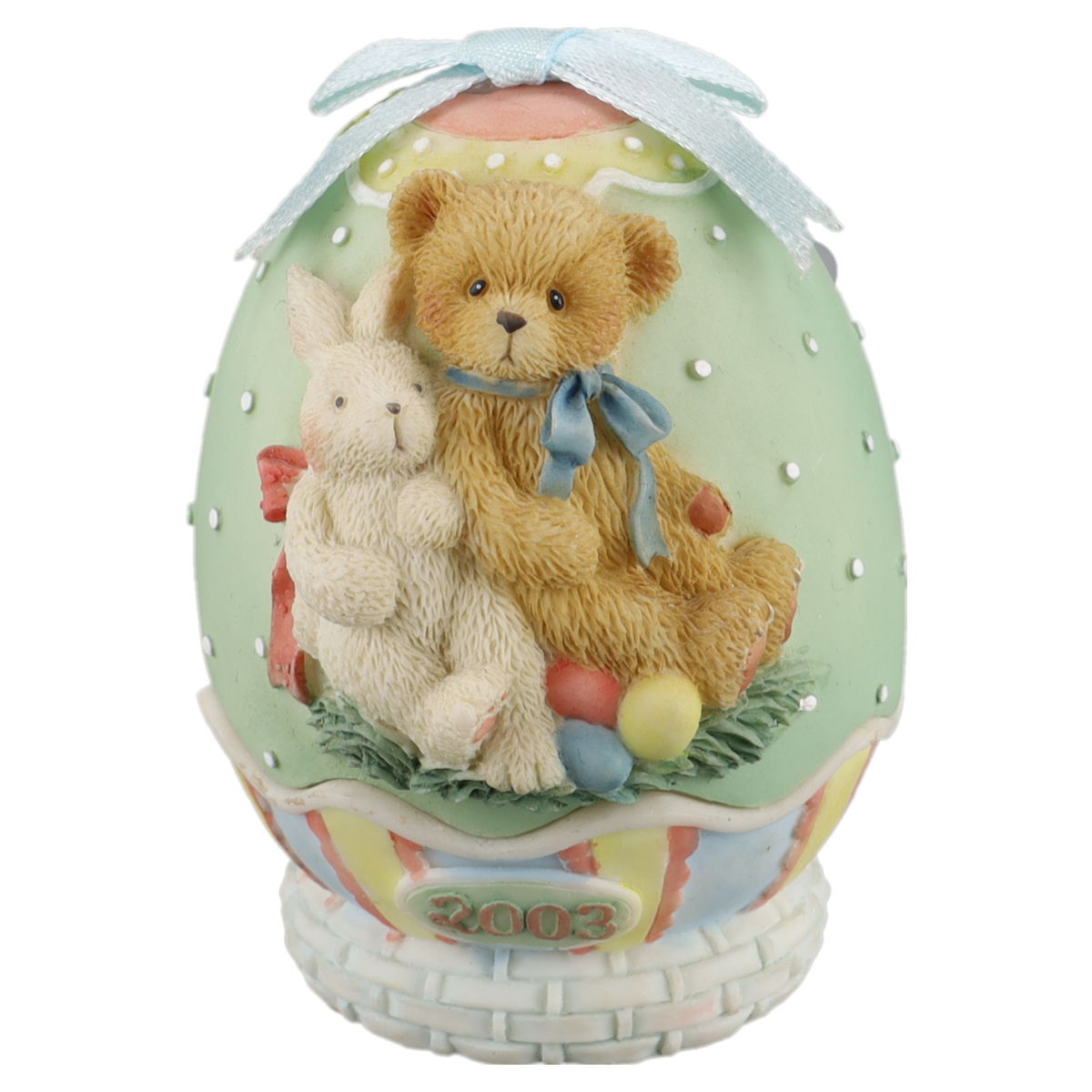 Teddy 110448 Bear/Bunny Dtd 03 Covered Container Enesco Cherished Teddies mit OVP