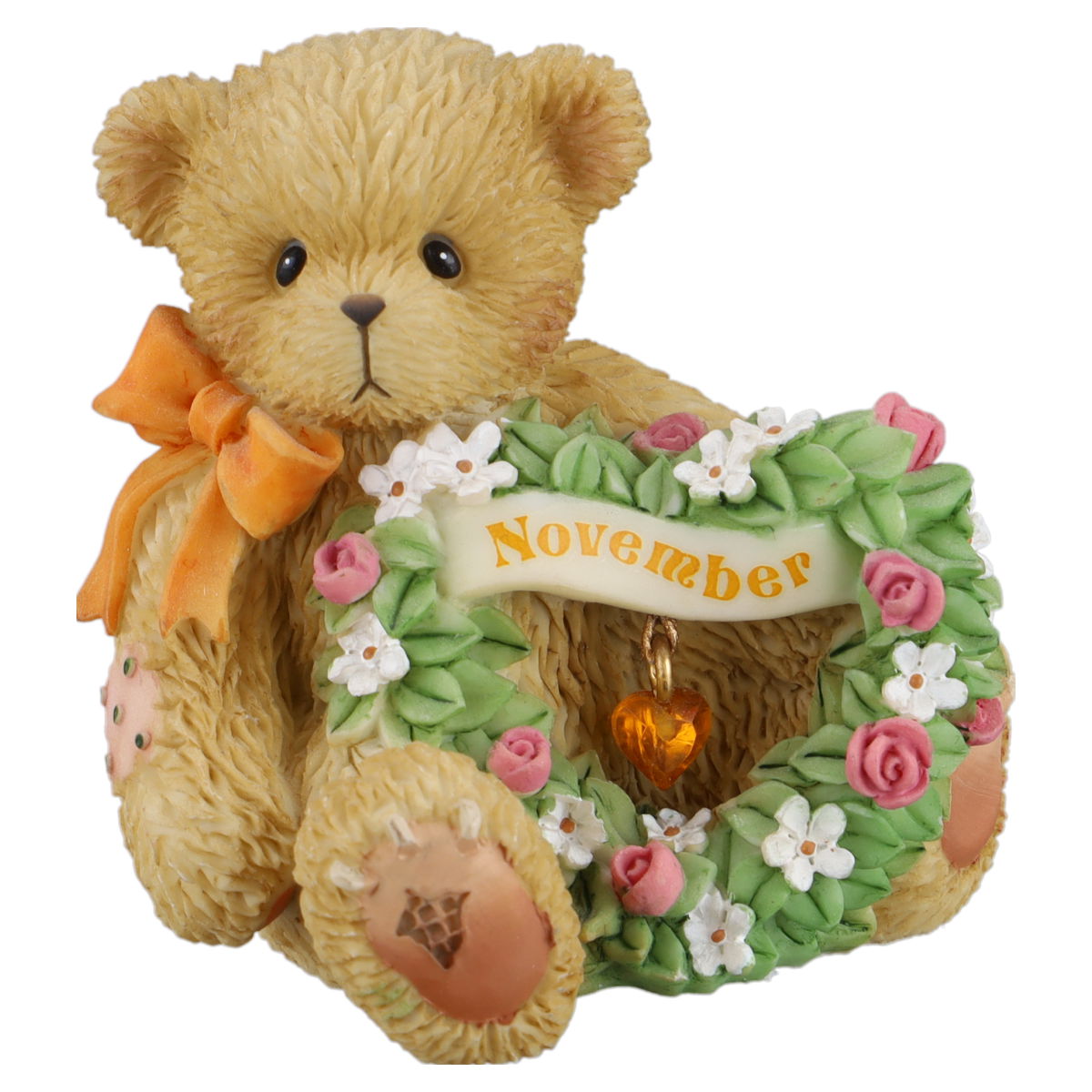 Teddy 111893 "November" Sparkling Hearts November Mini Figurine Enesco Cherished Teddies mit OVP