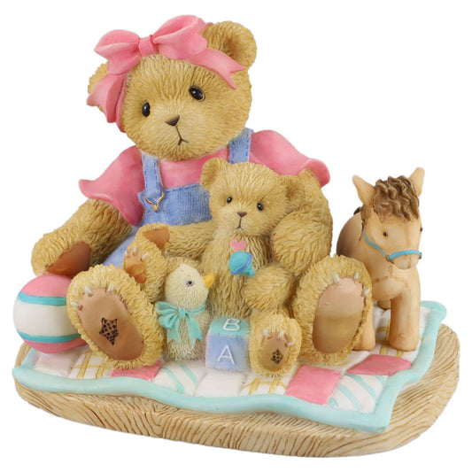 Teddy 113267 Sherry And Dalton " Right From The Start, Mothers Give From The Heart" Enesco Cherished Teddies