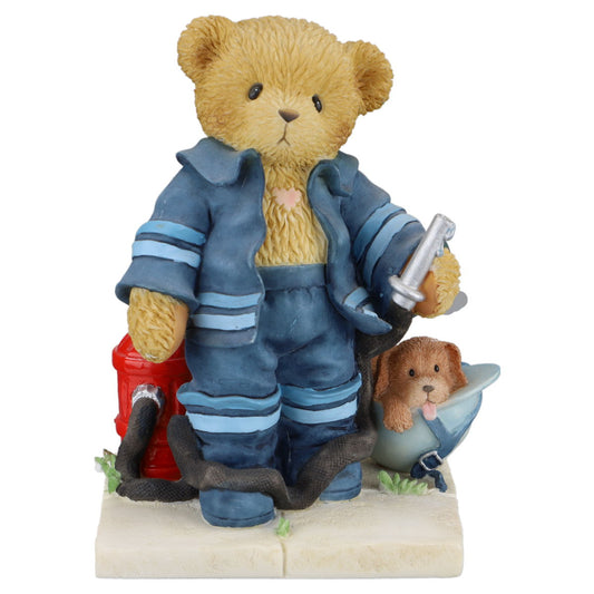 Teddy 114130 Stefan "You Always Save The Day In A Special Way" Enesco Cherished Teddies mit OVP