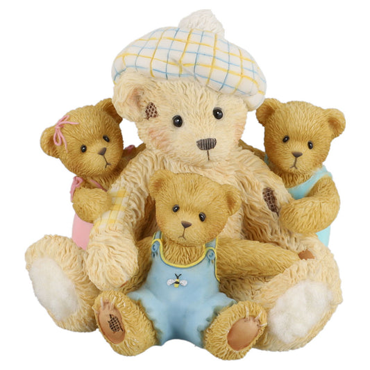Teddy 116523 Sissy, Brandy, Jada And Friend "Friends Give The Warmest Hugs" Enesco Cherished Teddies mit OVP