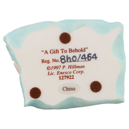 Teddy 127922 "A Gift To Behold" Baby Boy On Quilt Figurine Enesco Cherished Teddies mit OVP