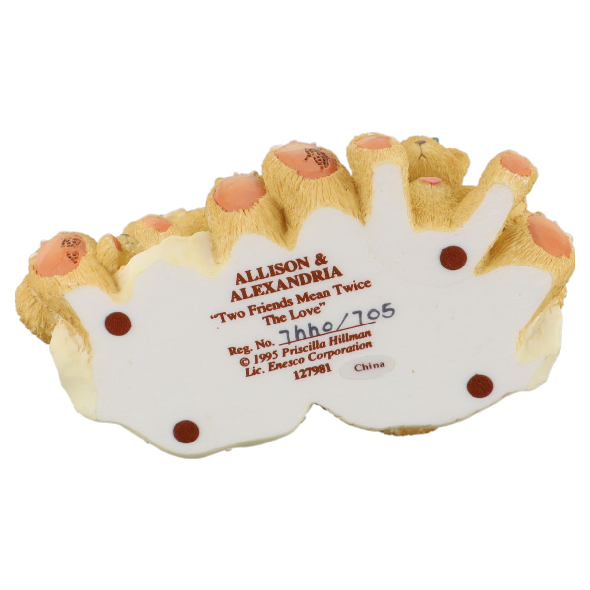 Teddy 127981 Allison And Alexandria Enesco Cherished Teddies mit OVP