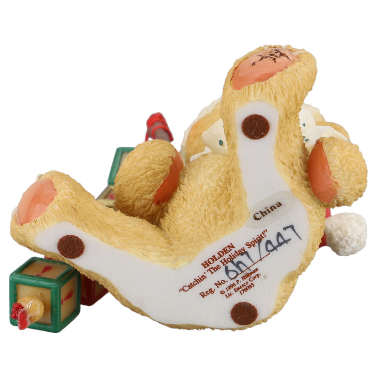 Teddy 176095 Holden "Catchin' The Holiday Spirit!" Enesco Cherished Teddies mit OVP