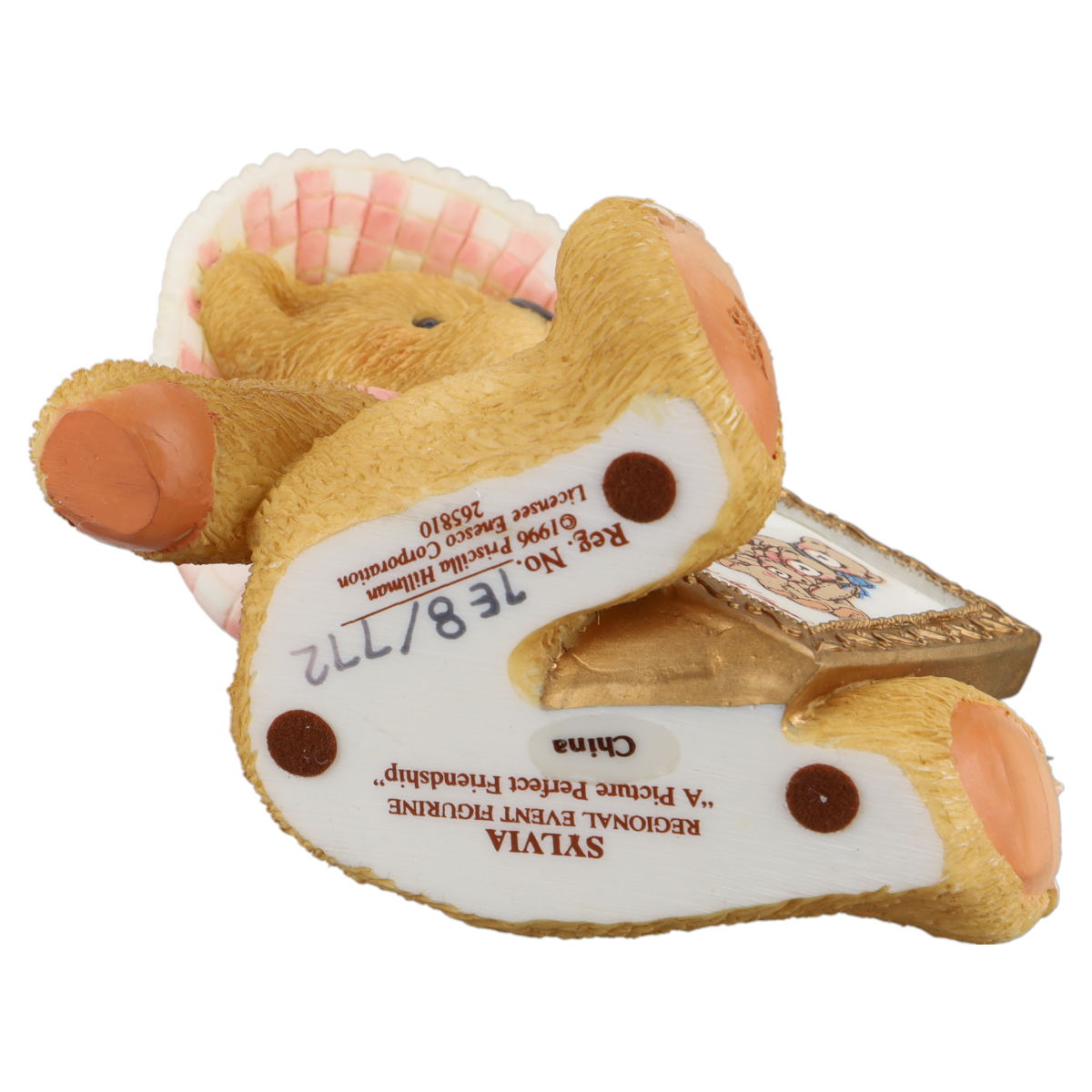 Teddy 265810 Sylvia "A Picture Perfect Friendship" Regional Event Figurine Enesco Cherished Teddies mit OVP