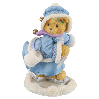 Teddy 269778 Candace "Skating On Holiday Joy" Girl Ice Skating Figurine Enesco Cherished Teddies mit OVP