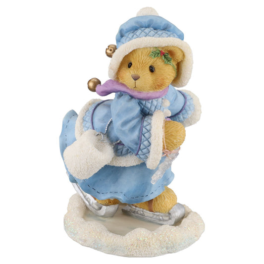Teddy 269778 Candace "Skating On Holiday Joy" Girl Ice Skating Figurine Enesco Cherished Teddies mit OVP