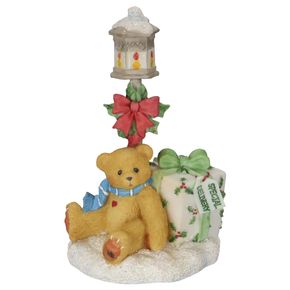Teddy 269913 Santa Express Street Lamp With Bear Enesco Cherished Teddies mit OVP