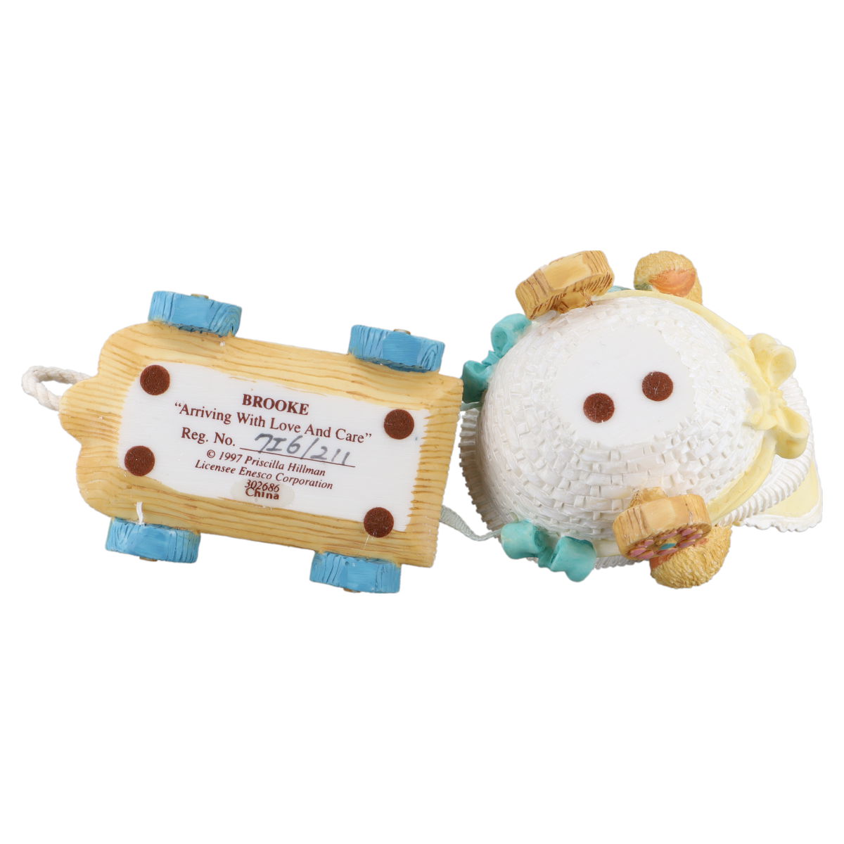 Teddy 302686 Brooke "Arriving With Love And Care" Baby Figurine Enesco Cherished Teddies mit OVP