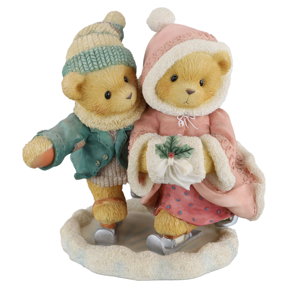Teddy 354244 Keith & Deborah "The Holiday's Are Twice A 'Ice'" Enesco Cherished Teddies