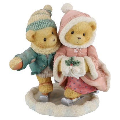 Teddy 354244 Keith & Deborah "The Holiday's Are Twice A 'Ice'" Enesco Cherished Teddies