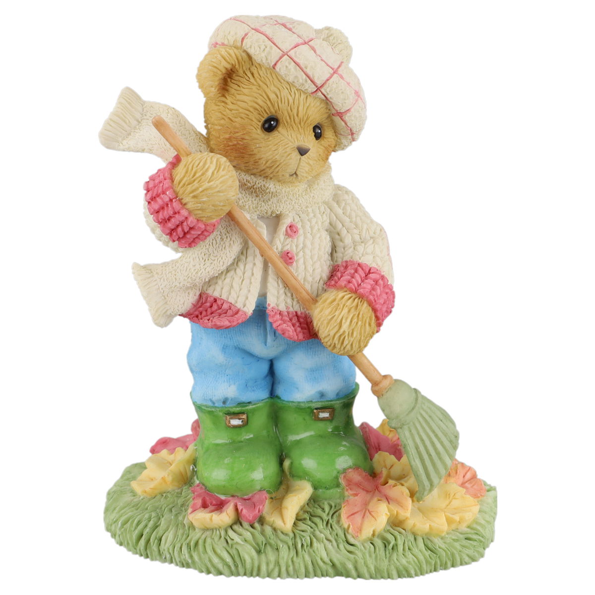 Teddy 4001526 Freya Girl Raking Leaves Enesco Cherished Teddies mit OVP