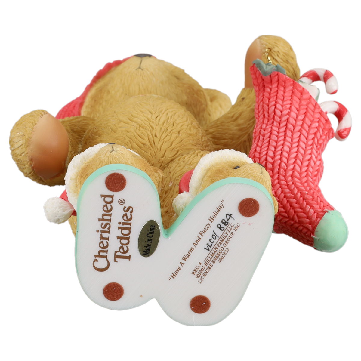 Teddy 4002833 "Have A Warm And Fuzzy Holiday" Enesco Cherished Teddies mit OVP