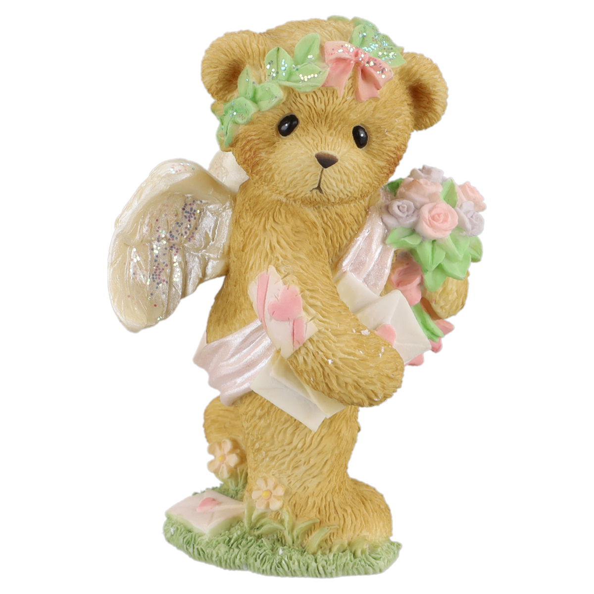 Teddy 4004809 Girl Cupid With Flowers & Letters Enesco Cherished Teddies mit OVP