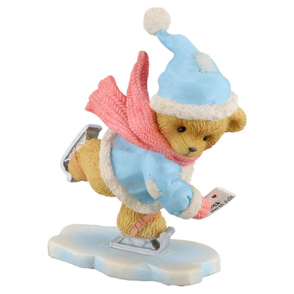 Teddy 4005478 Adrian "Have An Ice Holiday" Bear Ice Skating Enesco Cherished Teddies mit OVP