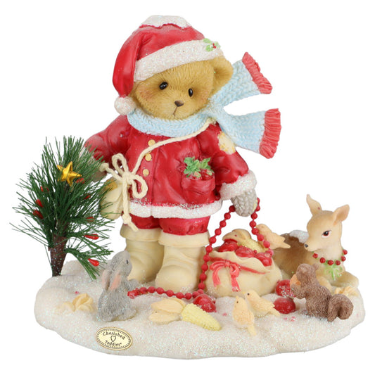 Teddy 4005479 Forrester "Share The Season With Your Deer-est Friends" Enesco Cherished Teddies mit OVP