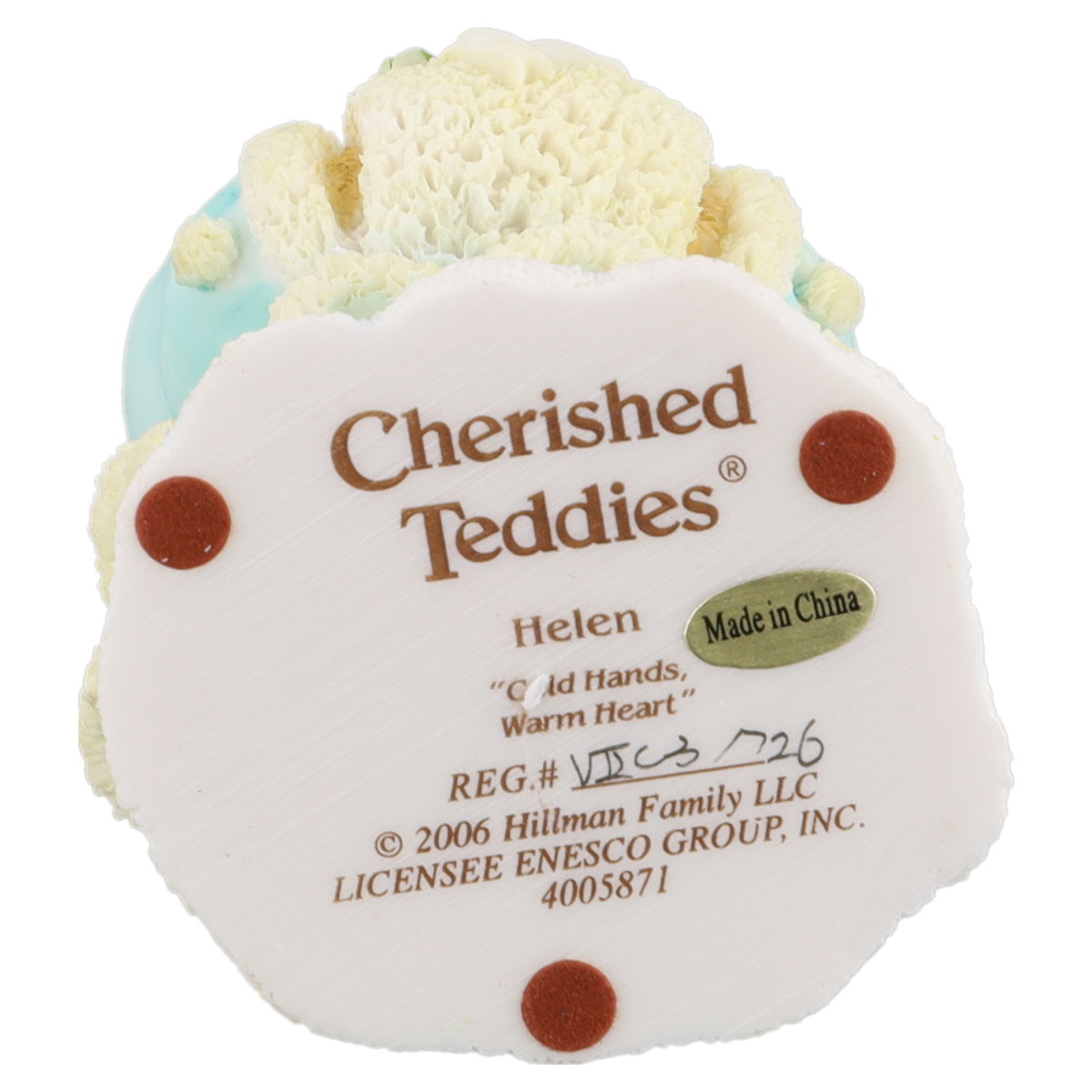 Teddy 4005871 Helen "Cold Hands, Warm Heart" Enesco Cherished Teddies mit OVP